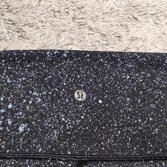 Lululemon Galaxy Black Mineralize Multi Wunder Under Hi Rise Leggings Size 8 - Picture 6 of 7
